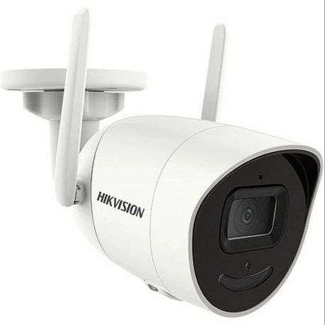 Hikvision - Bullet Wireless Outdoor Security Camera, 4mm Lens, 2MP - Hikvision - Bullet Wireless ...