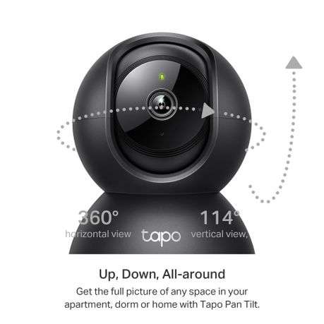 Tp-Link - Tapo C211 Pan/Tilt Home 2K 360 Security Wi-Fi Camera voice control - Tp-Link - Tapo C21...