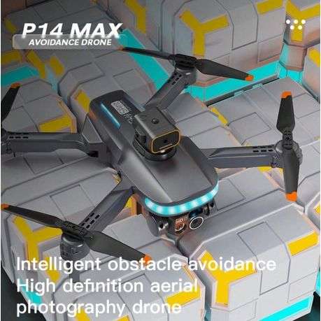 P14 MAX- Aerial Drone With Auto Return And One Key Takeoff/Landing - Black
