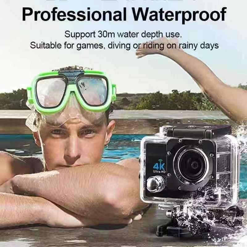 4K Waterproof WiFi Action Camera - Sport Camera