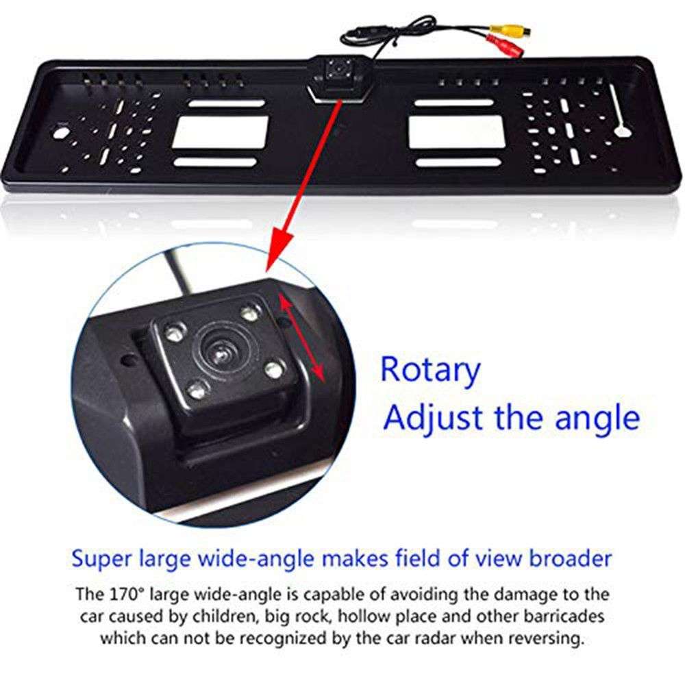 Durable Waterproof Car License Plate Parking Camera