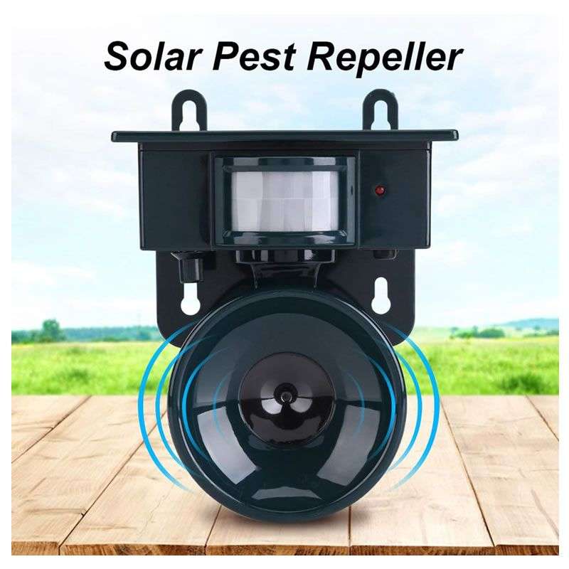 Ultrasonic Solar Powered Bird Repeller Pest Control