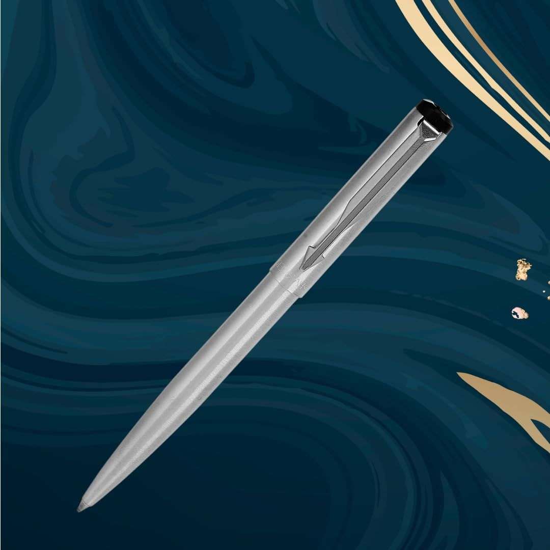 Parker Vector Stainless Steel Ballpoint & Rollerball Pen Set