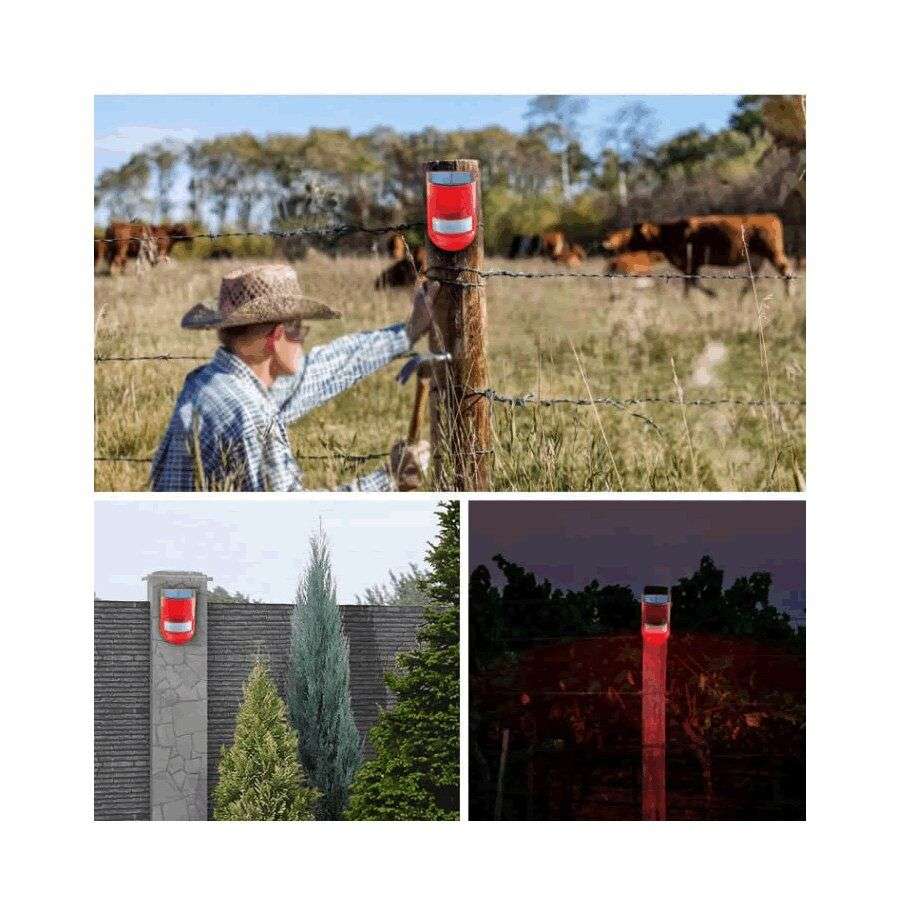 5PCS Solar Powered Security Alarm Lamp With Motion Detector -Q-A223