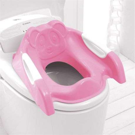 Baby Foldable Non-Slip Ladder Potty Toilet Seat Training - Pink