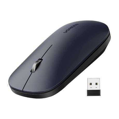 Ugreen - Portable 2.4GHz Wireless Mouse - Grey - Ugreen - Portable 2.4GHz Wireless Mouse - Grey