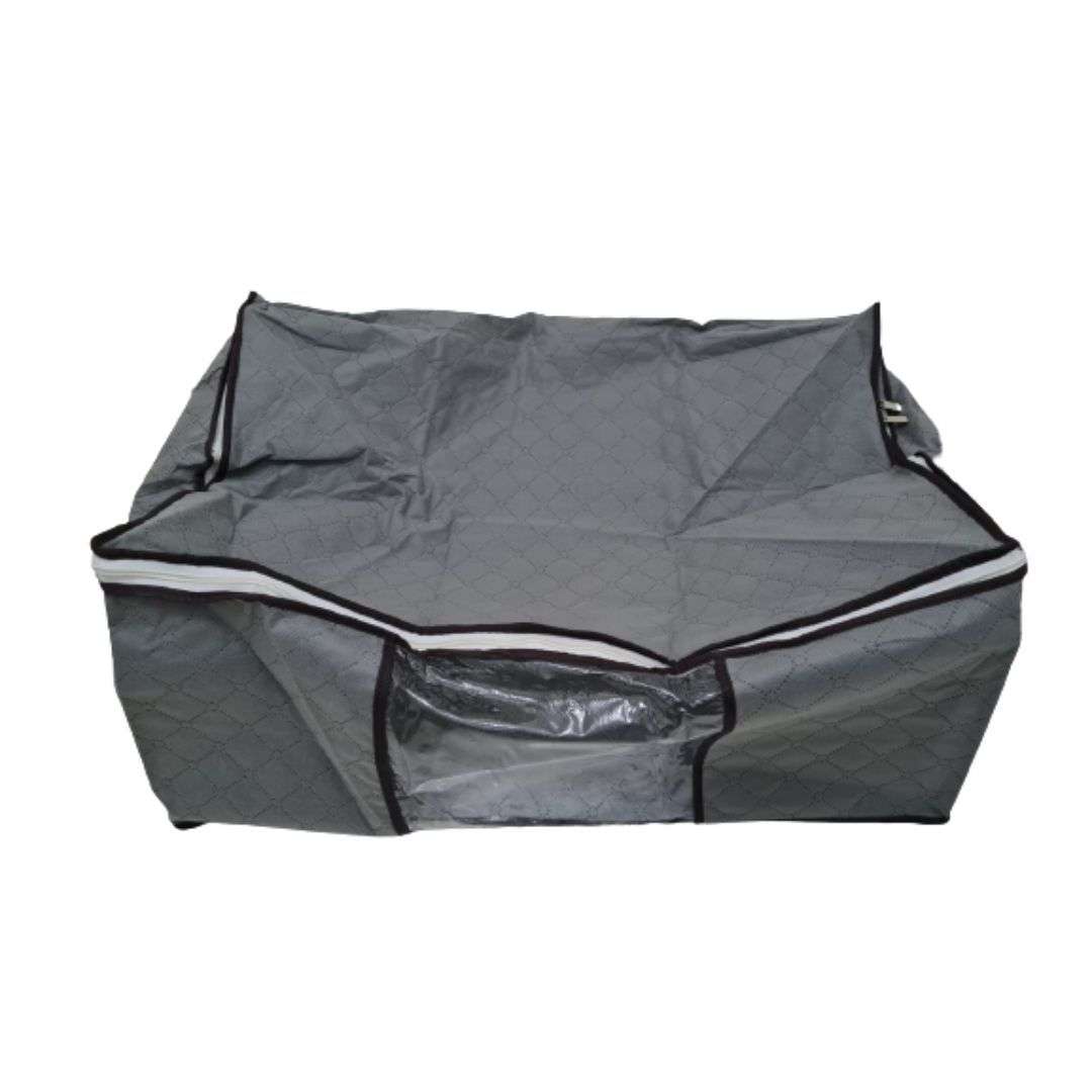 Non-Woven Grey Clothes Storage Box Organizer