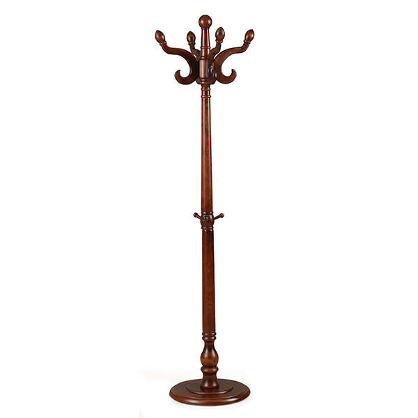 Coat Hangers - Wooden - Mahogany Colour