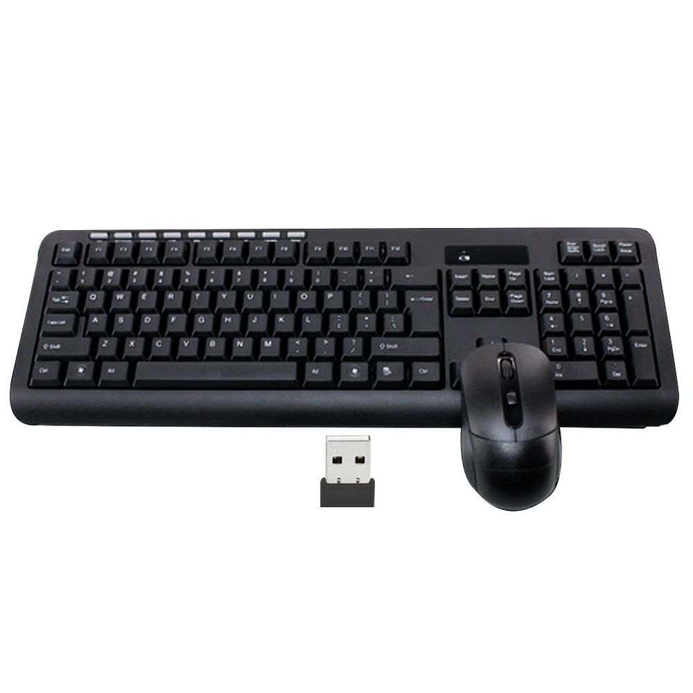 Techme HK6800 Wireless Keyboard & Mouse Set Combo - Open Box