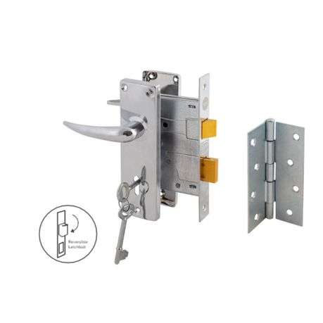 2-Lever Essential Door Lockset with Hinges