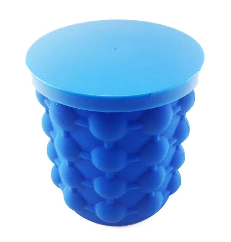 2-in-1 Ice Cube Maker and Ice Bucket Genie