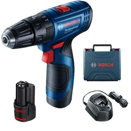 Bosch - Cordless Impact Drill Driver Kit - 12V (GSB 120-LI) - Bosch - Cordless Impact Drill Drive...