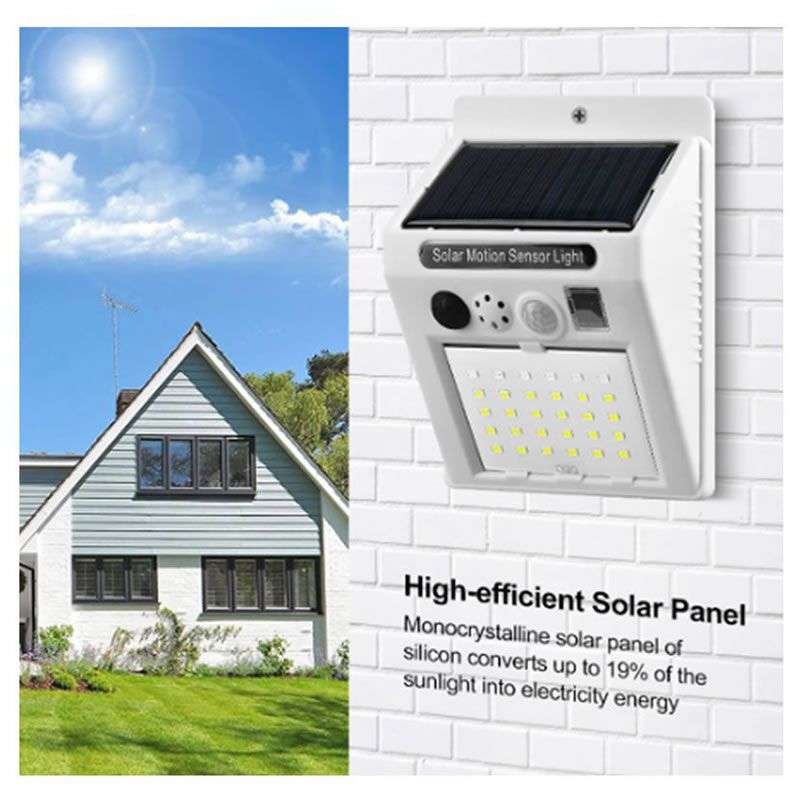 Solar Sound And Light Alarm Lamp