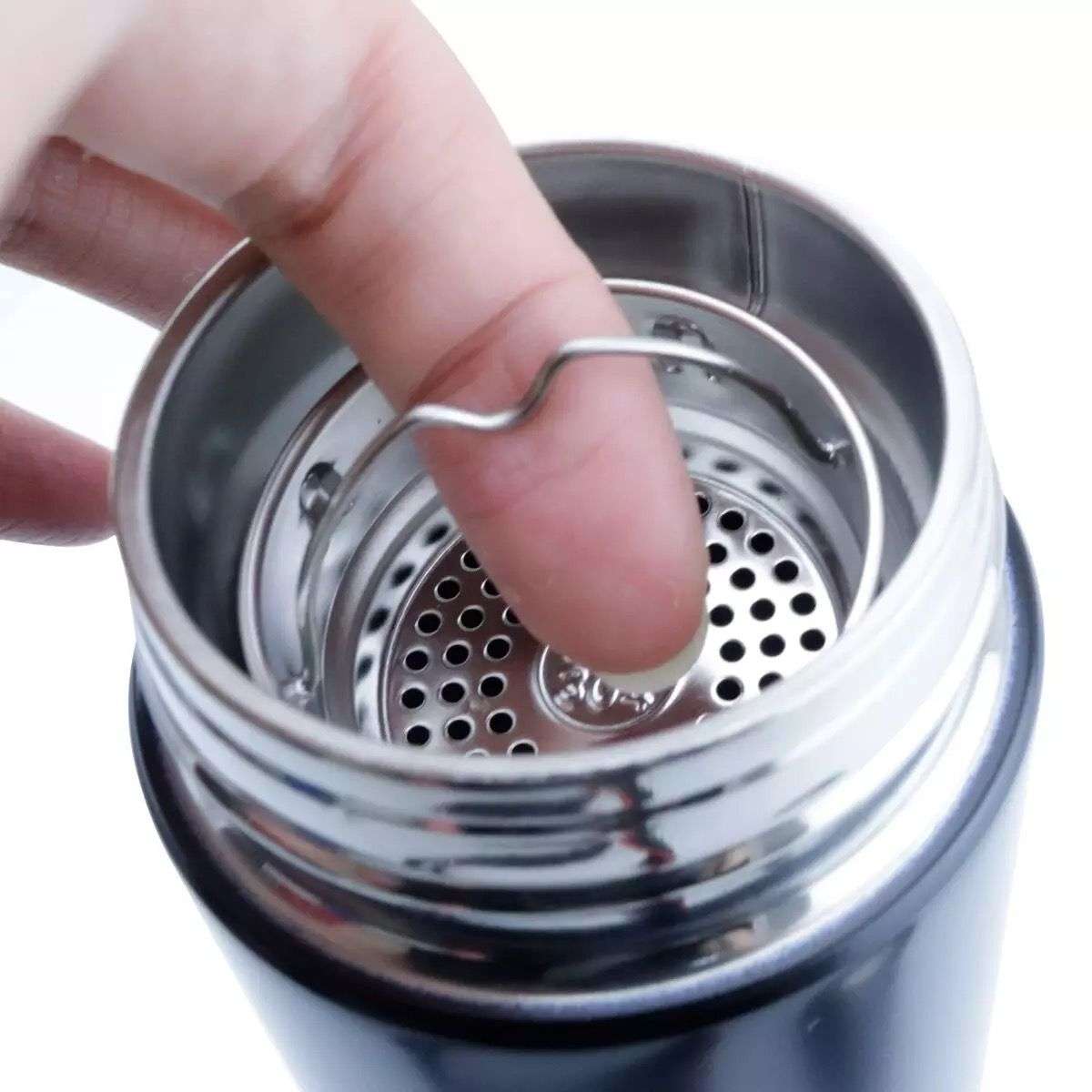 Digital Thermometer Flask - Satin Black - 500ml