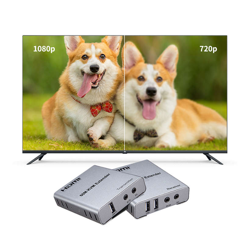 Andowl Q-HD1500 60m HDTV 4K KVM Extender with Audio