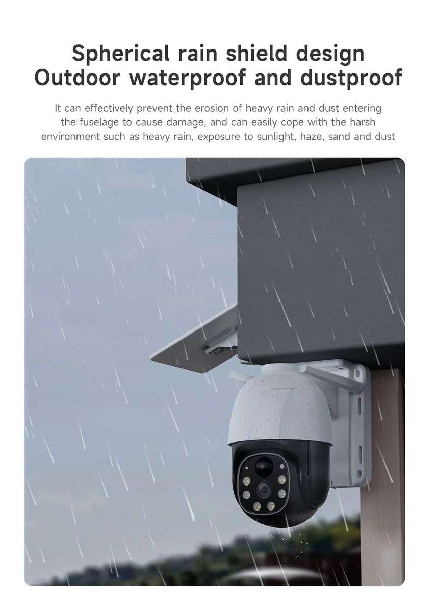 V380 Pro Solar 4G(Sim Only ) Camera (No WIFI) - EMS