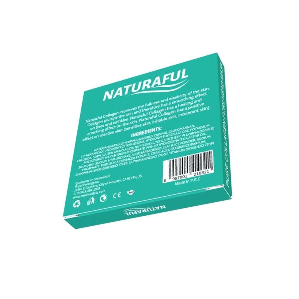 Self-Dissolving Instantly Melt Collagen Hydrating Forehead, Cheek, Eye Mask