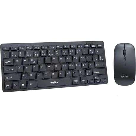 Weibo Wireless 2.4Ghz Keyboard and Mouse Suite WB-8068