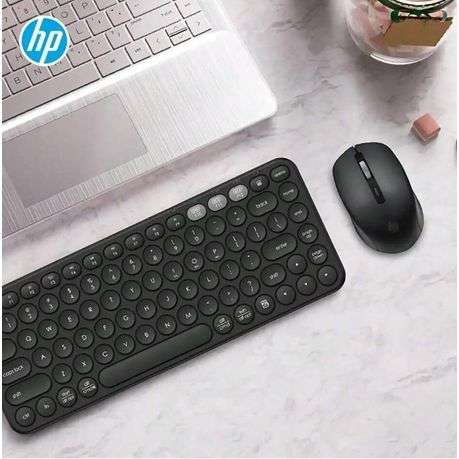 HP - S1000 PLUS - Silent 2.4GHz Wireless Mouse With 3 Gears DPI - Black