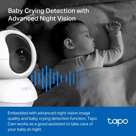 Tp-Link - Tapo C210P2 (2-Pack) Pan/Tilt 2K 3MP Wi-Fi Security Camera - Tp-Link - Tapo C210P2 (2-P...