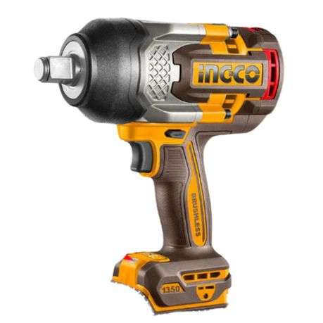 Ingco - Cordless Rotary Hammer, Impact Wrench & Impact Drill Combo - 20V - Ingco - Cordless Rotar...