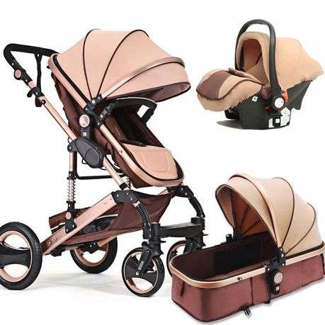 Belecoo  Luxury Stroller - Khaki