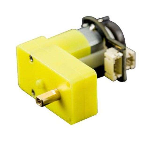 (FIT0458) Micro DC Motor, TT Geared, Encoder, 6V, 160RPM, 120:1