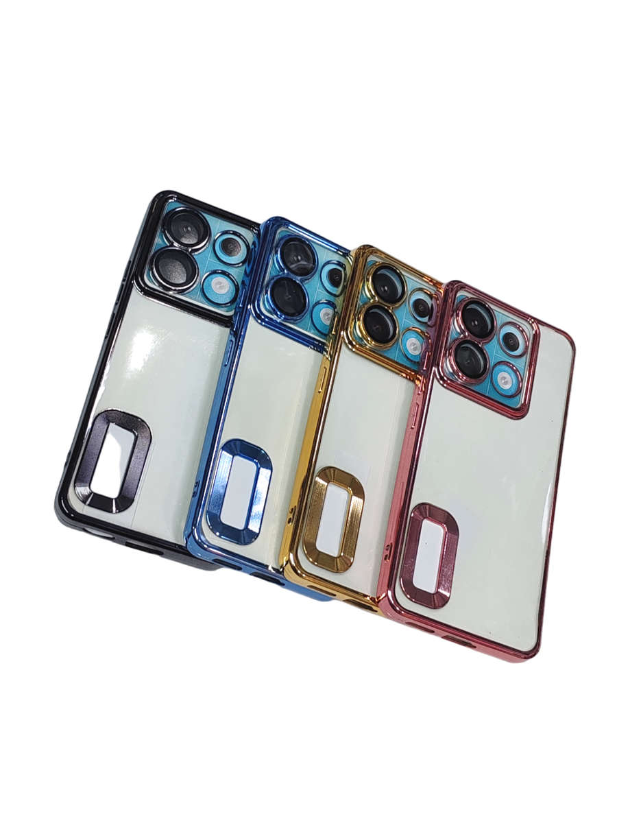 Redmi Note 13 5G Slim Fit Dual Color & Clear Camera Protective Cover