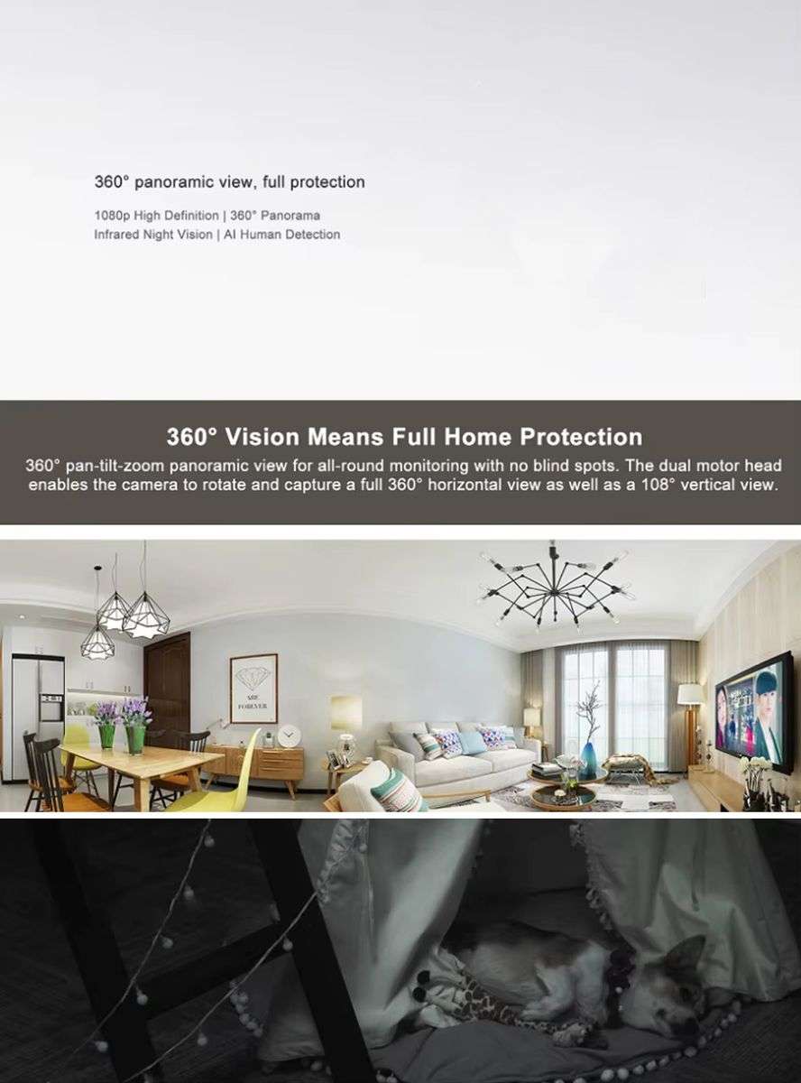 Wireless Wi-Fi Home Security & Monitor Ai Camera & CareCam Pro App