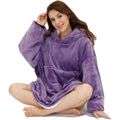 Huggle Hoodie Blanket / Purple