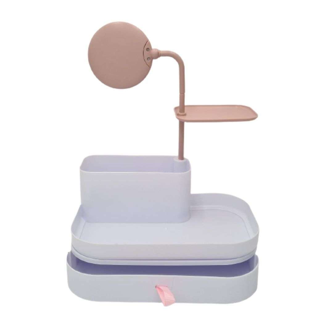 Cosmetic Mirror Actress Tabletop Mirror Cosmetic Storage Box