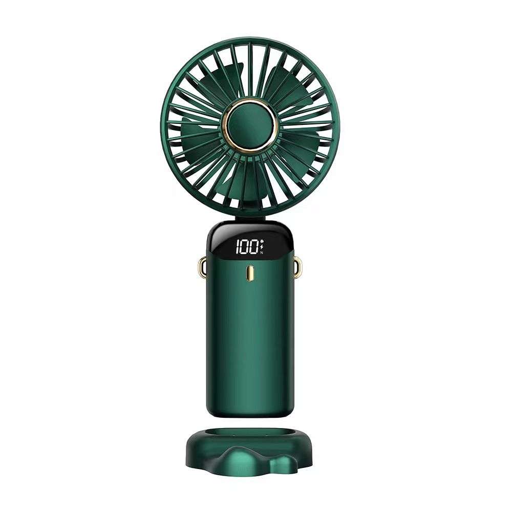 Mini Rechargeable Handheld Display Fan With Stand