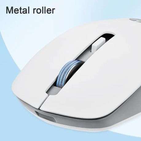 HP - S1000 PLUS - Silent 2.4GHz Wireless Mouse With 3 Gears DPI - Black