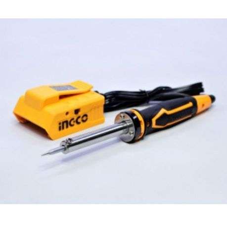 Ingco - Soldering Iron (40W) - 20V + Charger + Battery Pack - (2.0AH) - Ingco - Soldering Iron (4...
