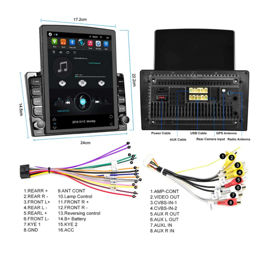 10 Inch Touch Screen Car Radio Mp5 Player