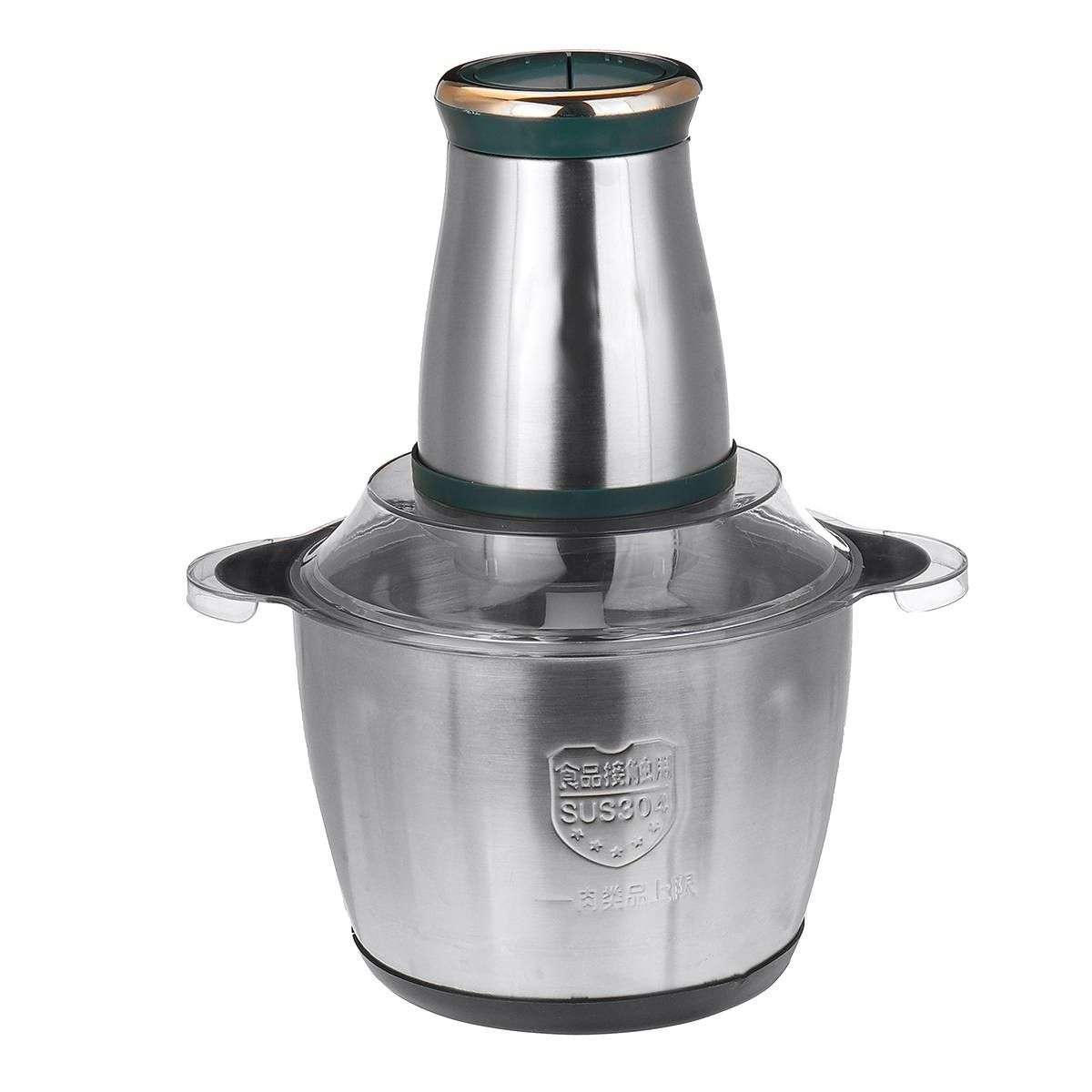 2L Electric Stainless Steel Food Processor