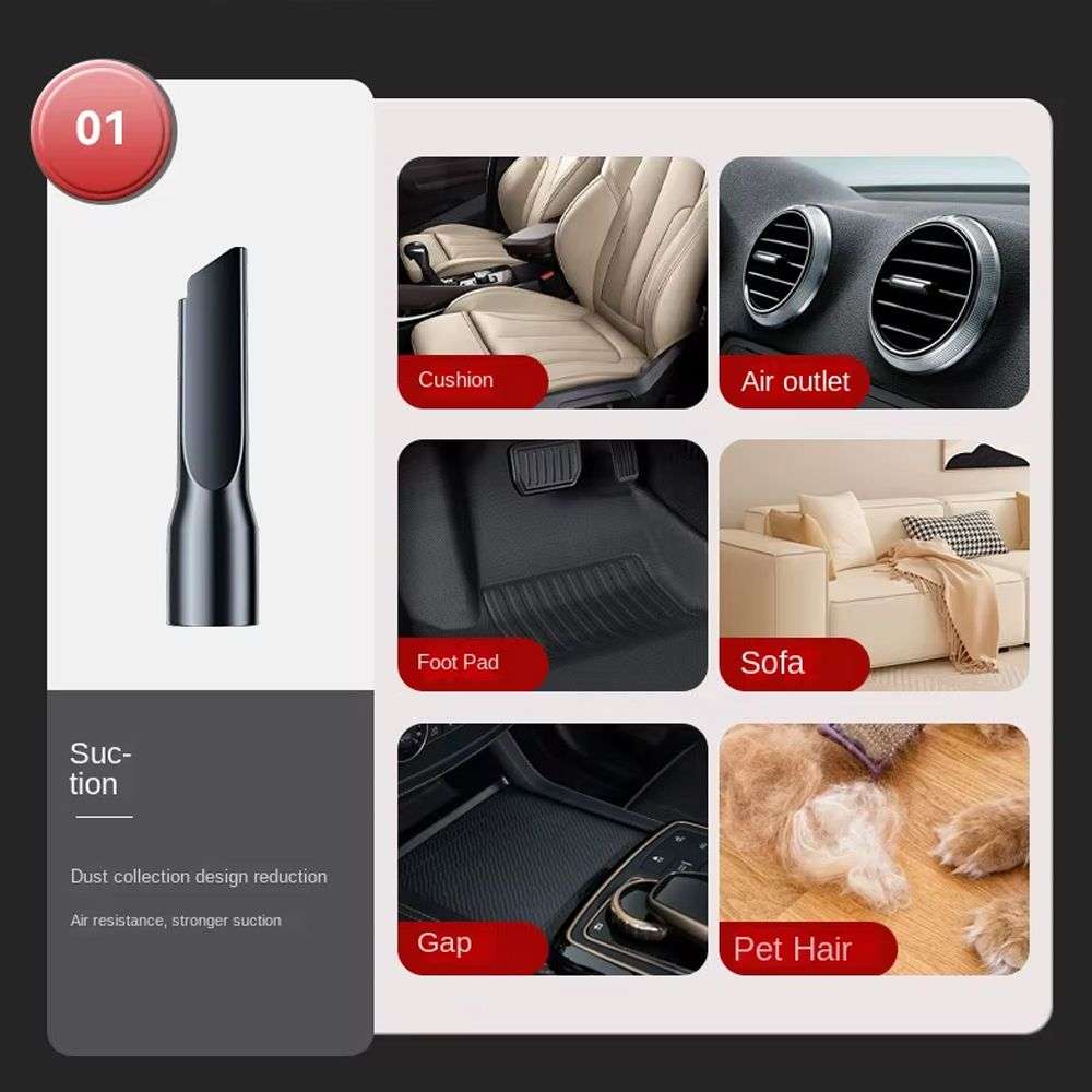4-in-1 Multifunctional Cordless Vacuum with Rechargable Lithium-ion Battery Hand-held Vacuum Cleaner