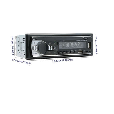 12V Bluetooth Car Stereo with FM Radio, USB, SD & AUX Playback