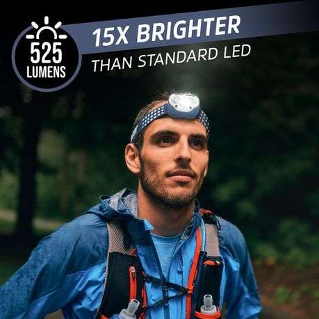 Energizer - Smart Voice Activated Headlamp incl. 3x AAA - Energizer - Smart Voice Activated Headl...