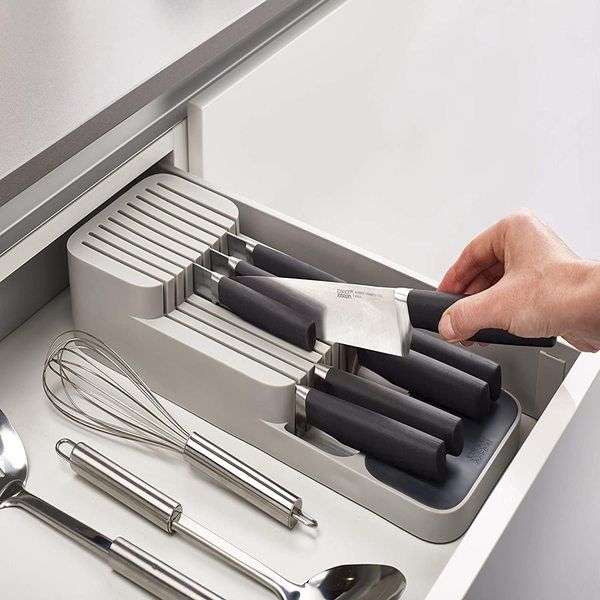 2 Tier Knife Drawer Tray Organizer