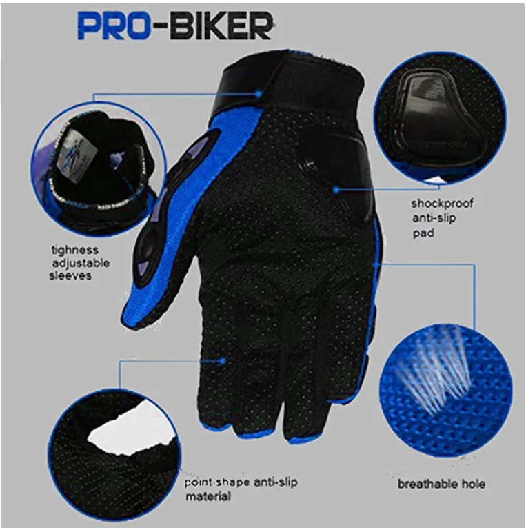 Riding Glove Blue