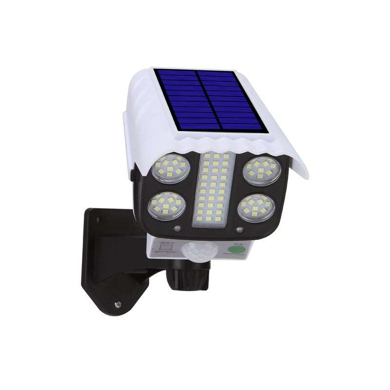 Solar Sensor Security Light & Dummy Camera with Remote