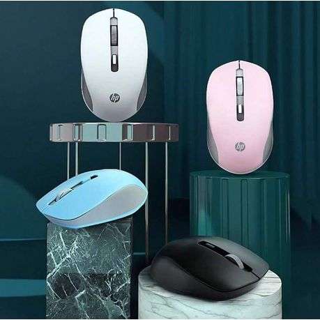 HP - S1000 PLUS - Silent 2.4GHz Wireless Mouse With 3 Gears DPI - Black