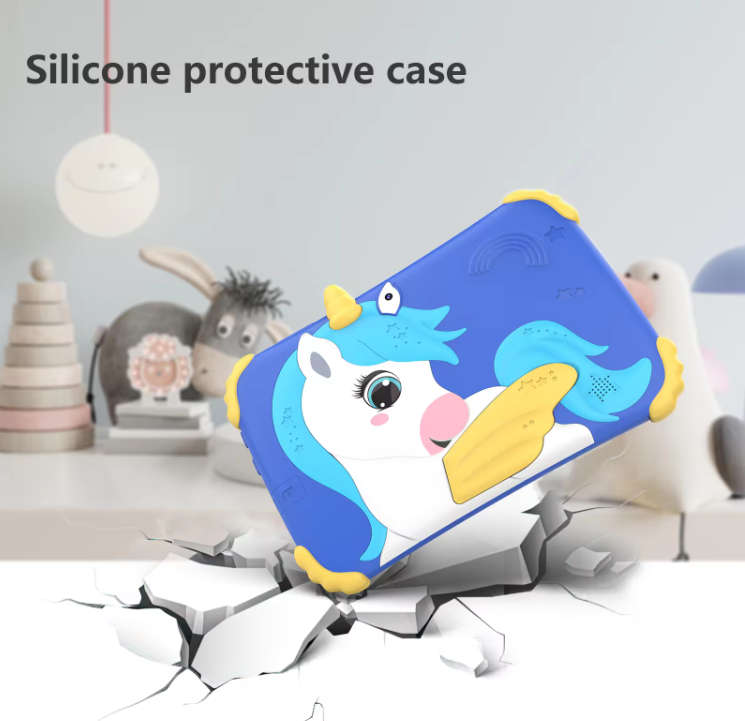 Kids 7" Unicorn Wifi Educational Tablet Kit