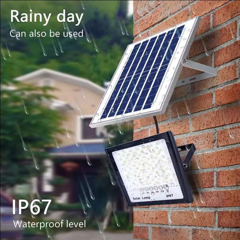 500W Solar flood light with Solar Panel