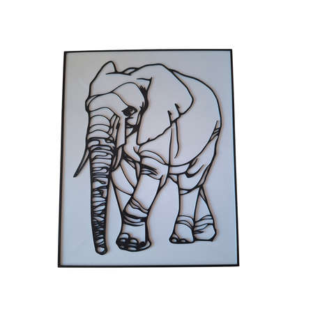 Statement Elaphant Wall Art - Stylish Interior Accent