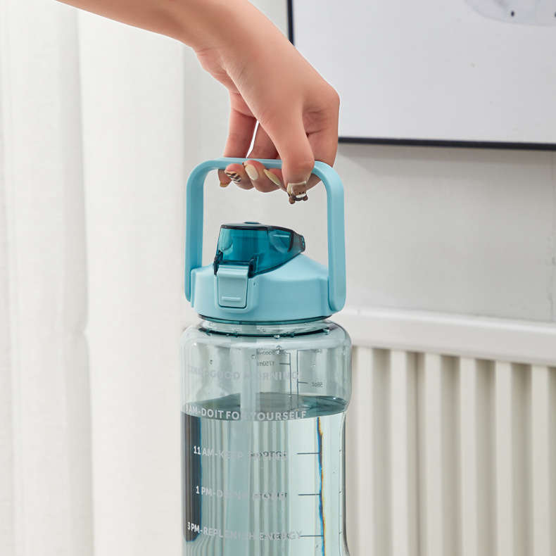 2L Water Bottle with Large Capacity & Food Grade Materials