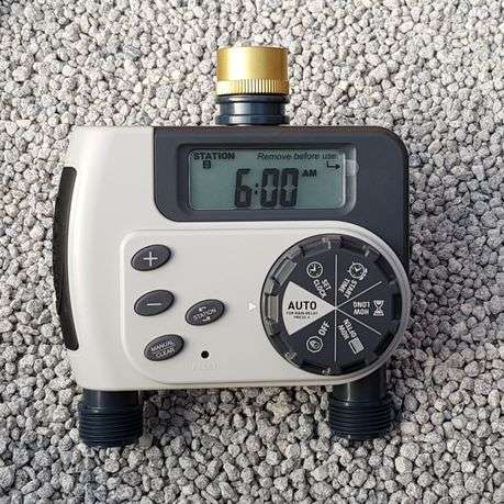 Orbit - Buddy 2 Tap Double Port Timer - Grey - Orbit - Buddy 2 Tap Double Port Timer - Grey