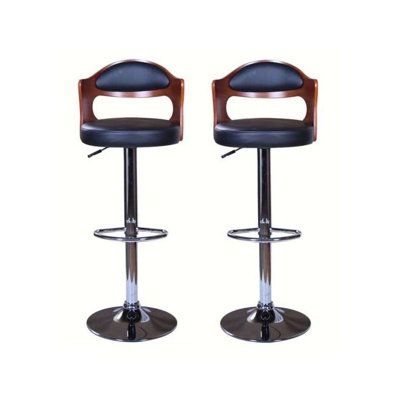 Bar Stools - 2 Piece 360°swivel Modern Design