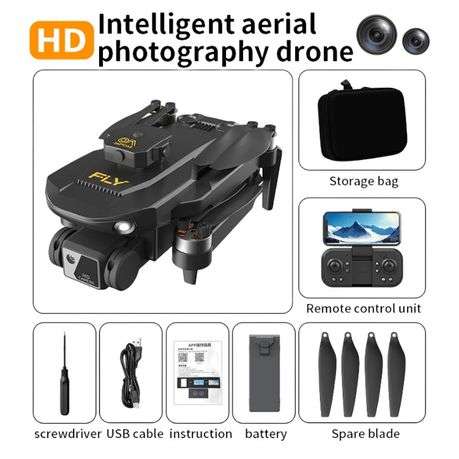 P14 MAX- Aerial Drone With Auto Return And One Key Takeoff/Landing - Black